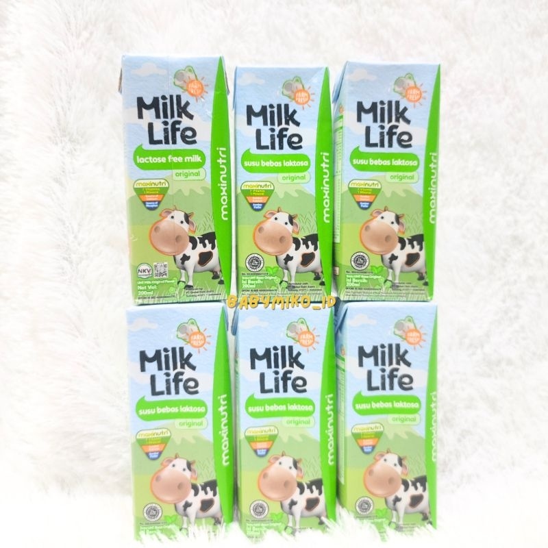 

[Harga Agen] Susu Milk life Lactose Free / Susu UHT MilkLife Bebas Laktosa 1 Karton isi 24 pcs@200ml