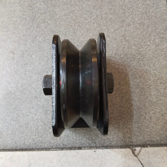 Roda Pintu Pagar/Roda Pintu Bubut/Roda Pintu Gerbang 4 Inch Siku