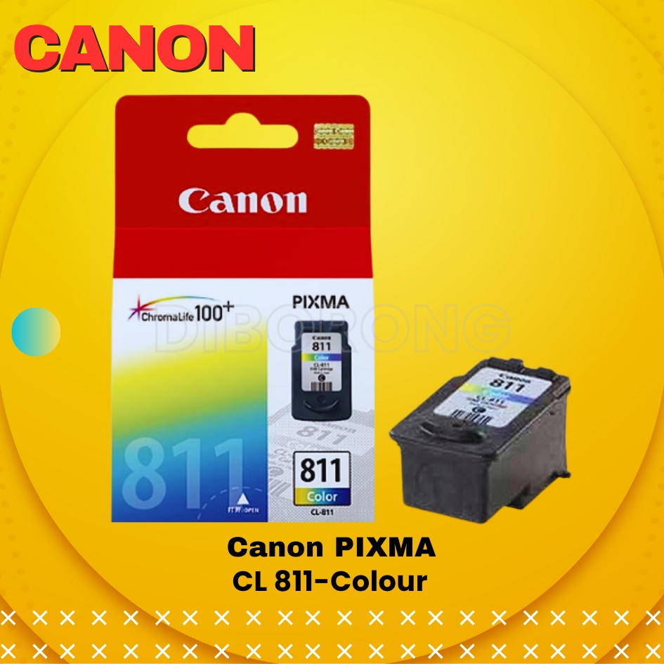 Tinta Canon CL 811 Canon Cartridge 811 Colour Ori 100%