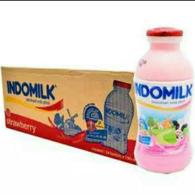 

INDOMILK BOTOL 190 ML khusus gojek