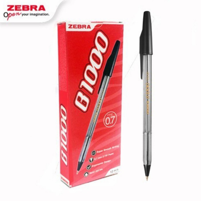 

IK! Pulpen ZEBRA B1000 - Hitam