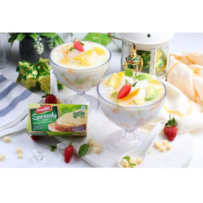 

Prochiz Spready 2kg Cheddar Cheese Keju Oles Serbaguna GROSIR