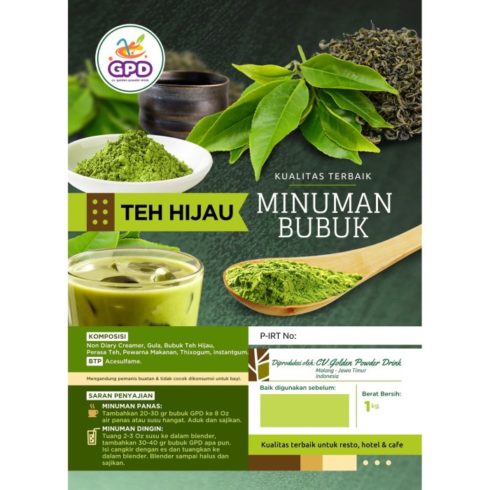 

JH8 Matcha Green Tea 1 KG - Bubuk Minuman ( BEST SELLER )