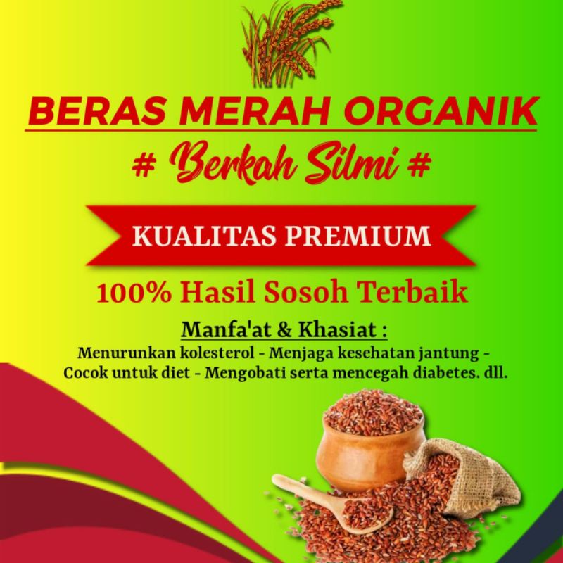 

AQS Beras Merah Sosoh Organik untuk Diet, Diabetes, dan MPASI 1kg