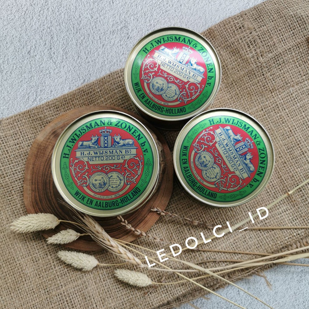 

TERMURAH! WIJSMAN BUTTER MENTEGA WIJSMAN WISMAN WYSMAN KALENG 200 GRAM