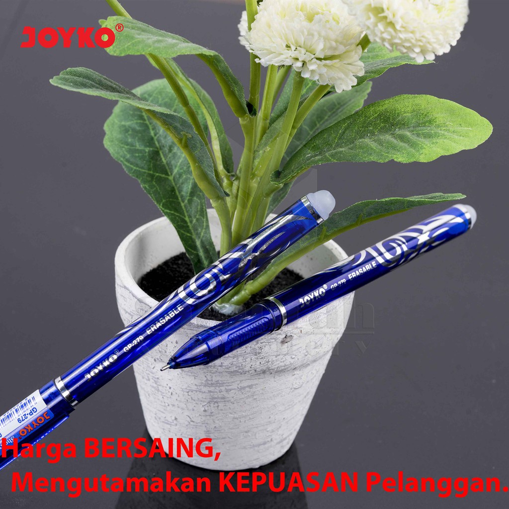 

Erasable Gel Pen Joyko Shokyo GP 279 / Pulpen Cabut GelPen Shokyo GP-279 0.5 mm Bisa Dihapus