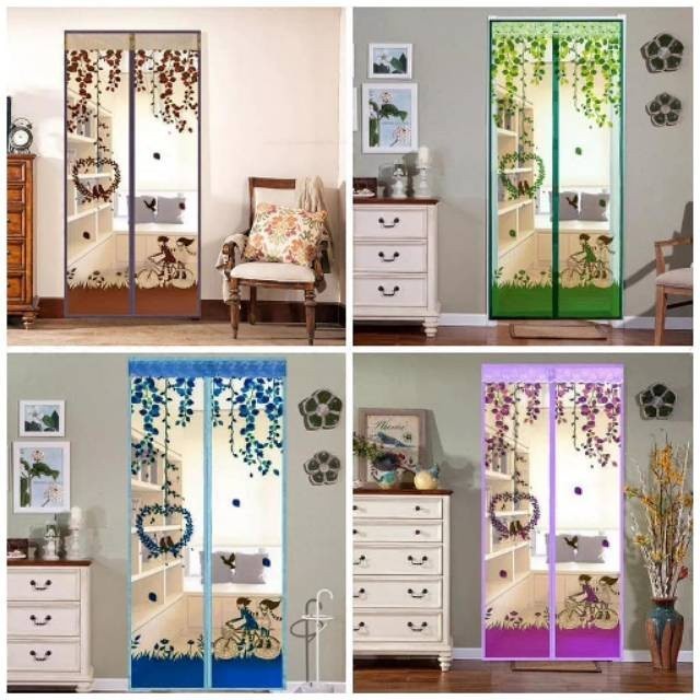 Tirai Magnet Anti Nyamuk / Gorden Pintu Anti Nyamuk / Kassa Anti