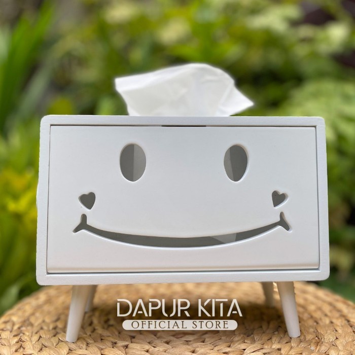 Kotak Tisu Macaron Besar, Tisu Wajah dan Roll / Gulung. Bahan