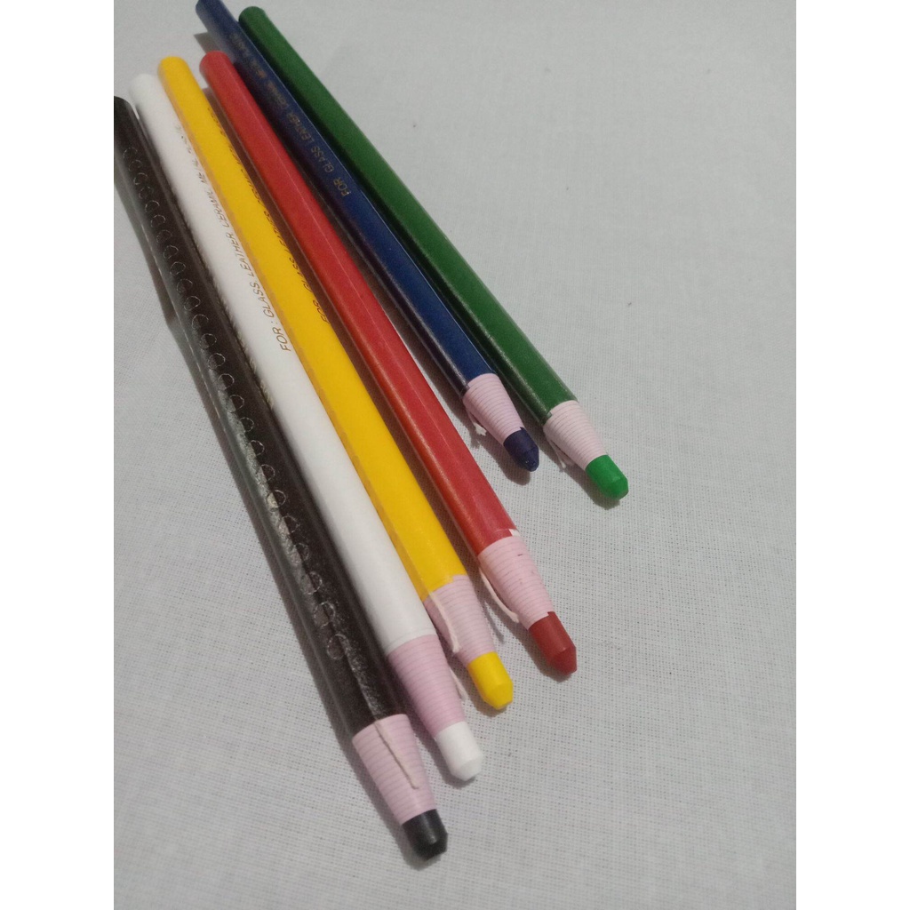 

Kapur Pensil 6 Warna Harga untuk 6 Pcs/ Pencil Glass 6 Biji Warna Campur/ / Alat Jahit / Kebutuhan