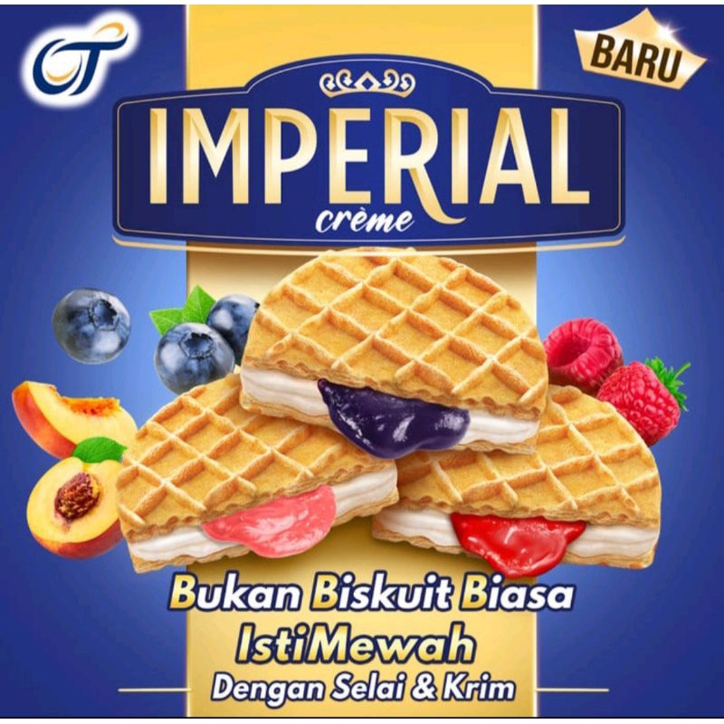 

HJ Imperial Biskuit Dengan Selai & Cream 1box 12pcs