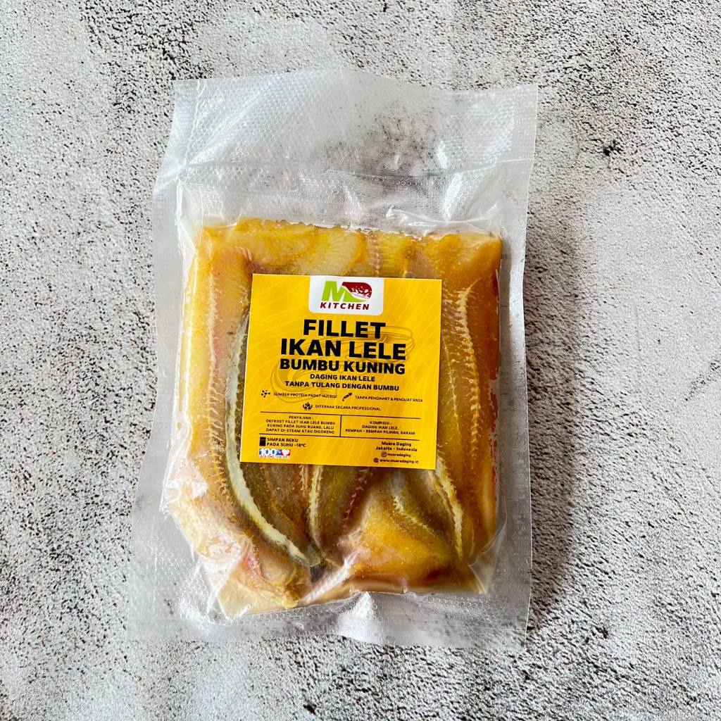 

MD FARM Ikan Lele Fillet 300-350gr - BEBAS Tulang & MPASI APPROVED!! FULL DAGING