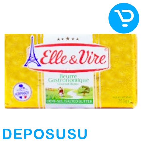 

MENTEGA / BUTTER ELLE & VIRE 200 gr (Gosend/Grab - instant only)