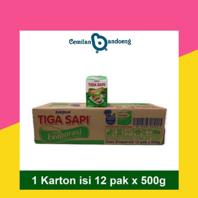 

SUSU EVAPORASI TIGA SAPI 500 ML 1 DUS X 12 PCS