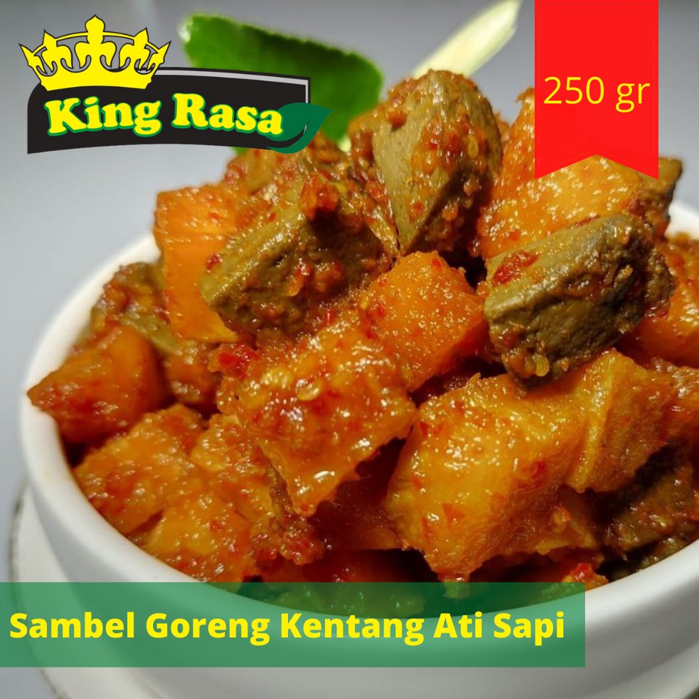 

Sambal Goreng Kentang Ati 250 gr Frozen Makanan Siap Saji Nikmat