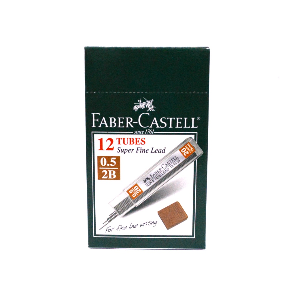 

Refill Isi Pensil Mekanik Faber Castell 2B Lead 0.5 MM Per Box