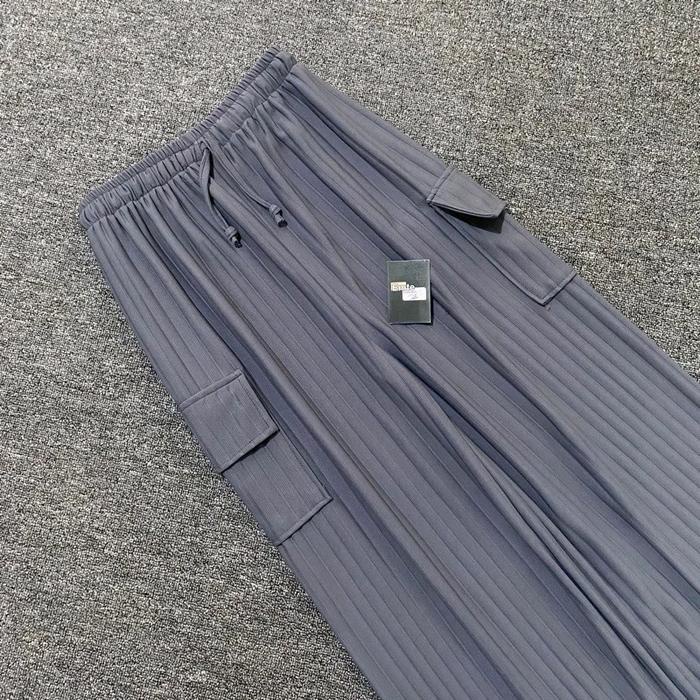 KeCe CELANA KULOT CARGO KNIT HORNET / KULOT CARGO KNIT HORNET / KULOT KNIT HORNET TERBARU Lembut