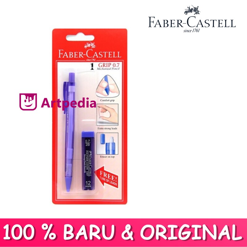 

FABER CASTELL GRIP MATIC 0.7 Plus Isi Pensil / Pensil Mekanik 0.7 mm