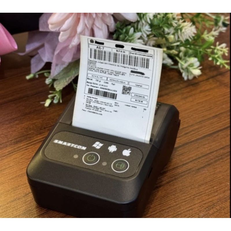 Mesin Printer Thermal Bluetooth Resi Barcode