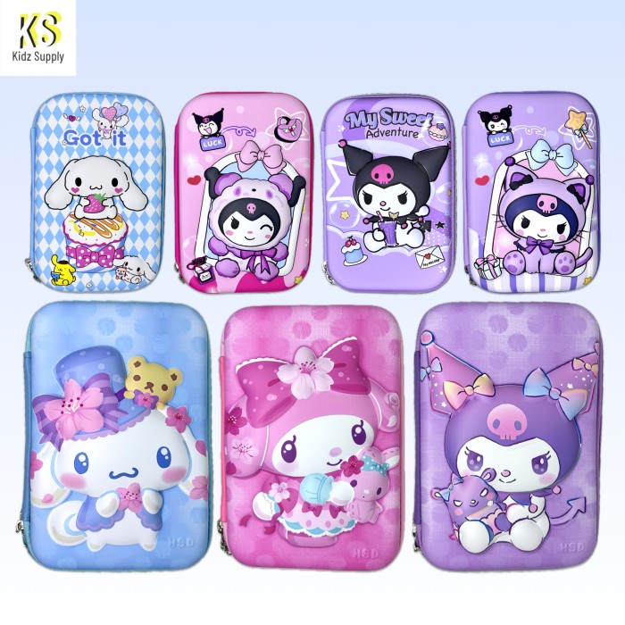 

[tmr] - Tempat Pensil Unicorn Kotak Pensil anak perempuan Hardcase 3D lucu