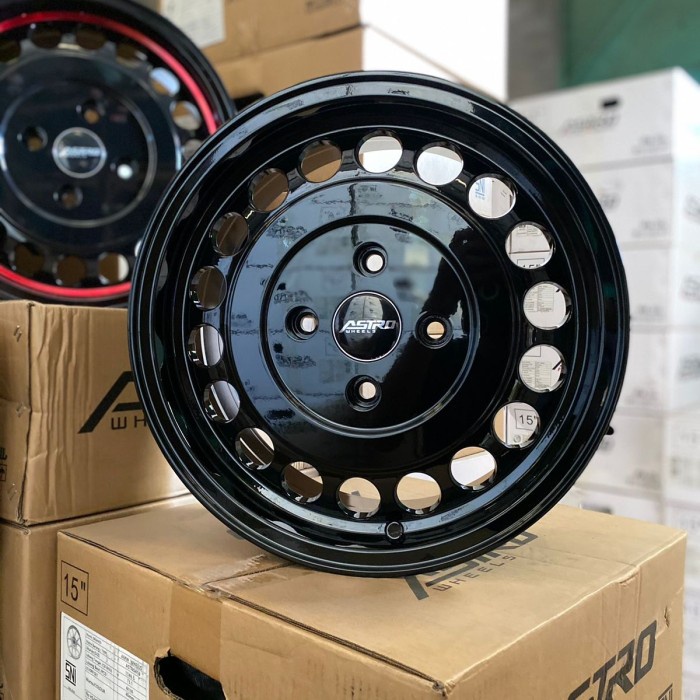 

..... Velg Astro Roti R15X6.5 Pcd 4X100 Pcd 4X114.3 Et40 Silver, White,Gloss Black,Black Red,Black