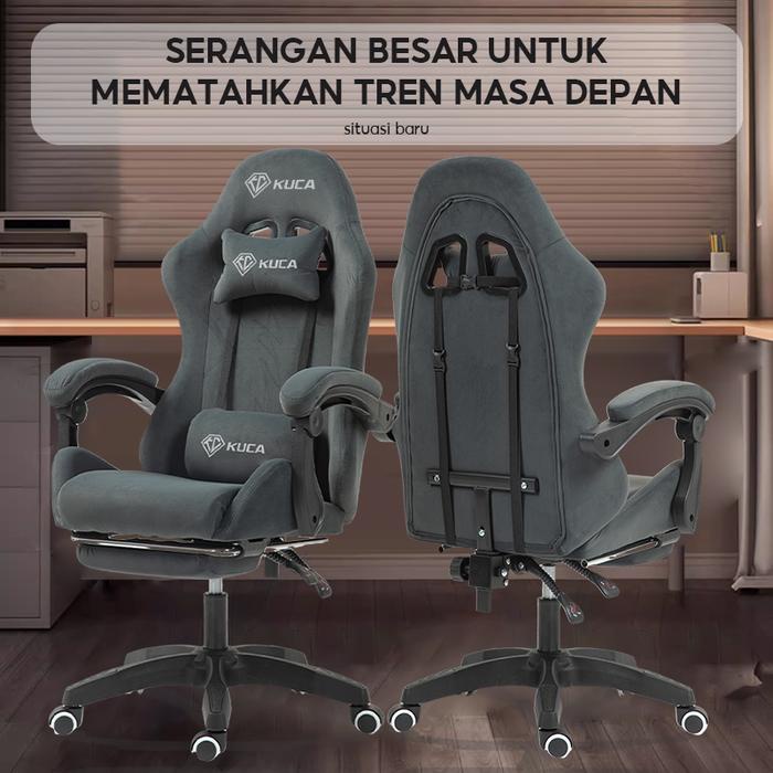 KUCA Kursi Gaming / Kursi Kantor / Kursi Kerja / Kursi Belajar / Kursi Santai / Kursi Putar / Gaming