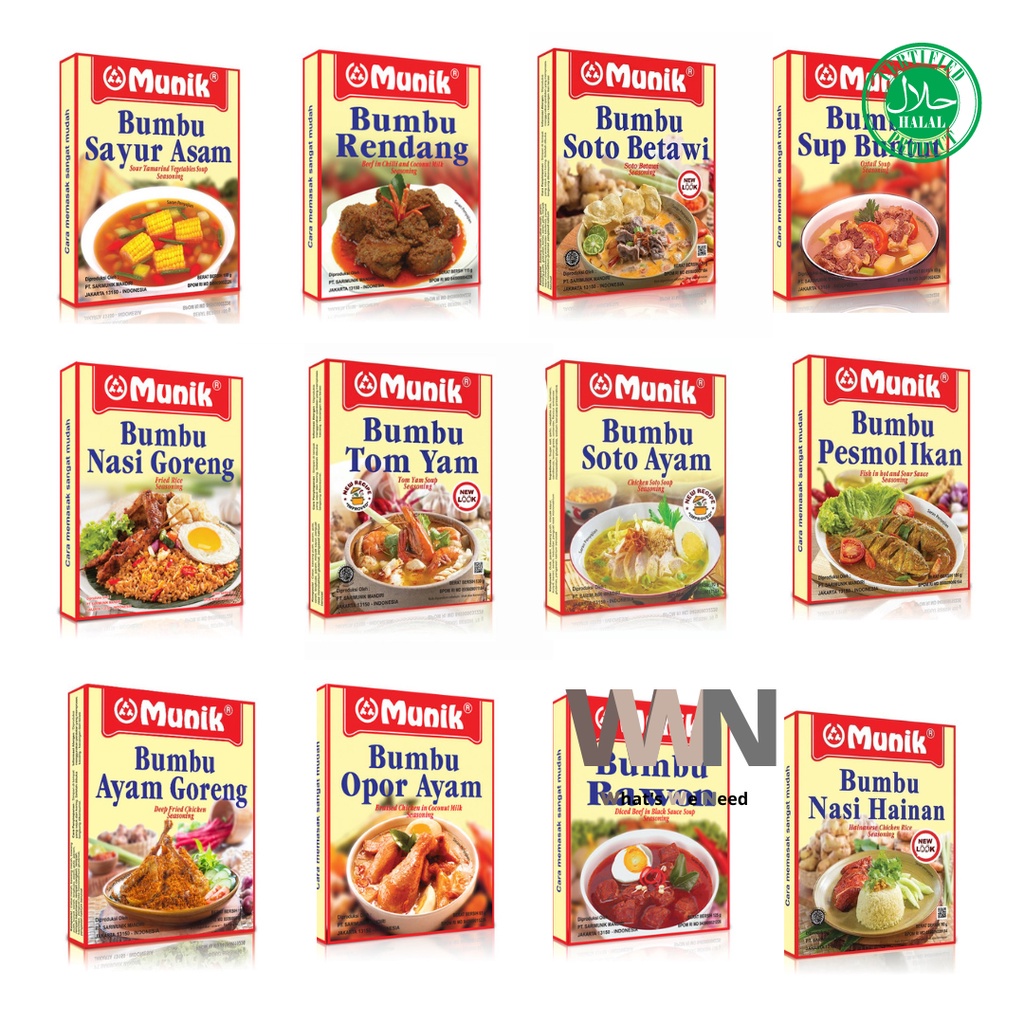 

Bumbu Munik Nasi Goreng Hainan Kuning Ayam Rendang Panggang Soto