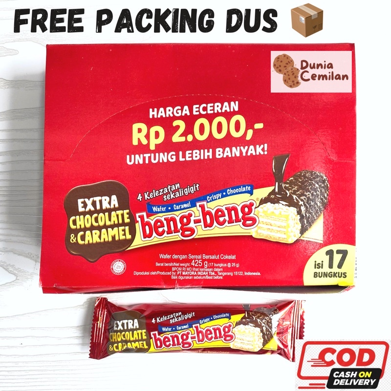

HJ [TERMURAH!] Beng Beng NEW 1 PAK (17pcsX25gr) - Wafer Chocolate Caramel