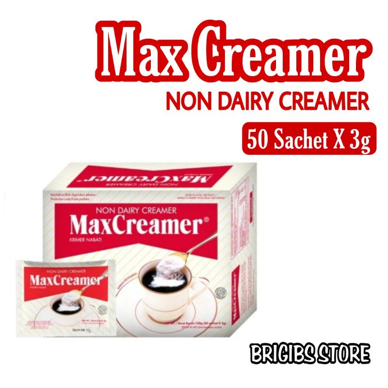 

Max Creamer Non Dairy Creamer / Krimer Sachet 50pcs (1 Box)