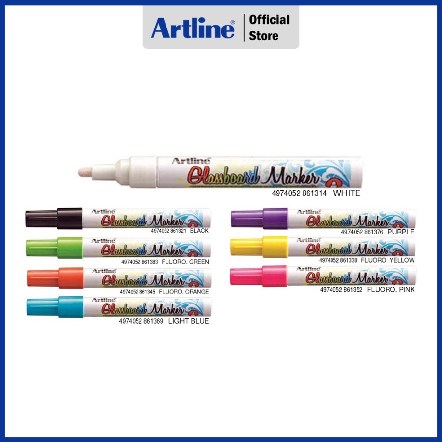 

Artline Spidol Glassboard Marker EPG-4 / Spidol Glassboard Papan Kaca