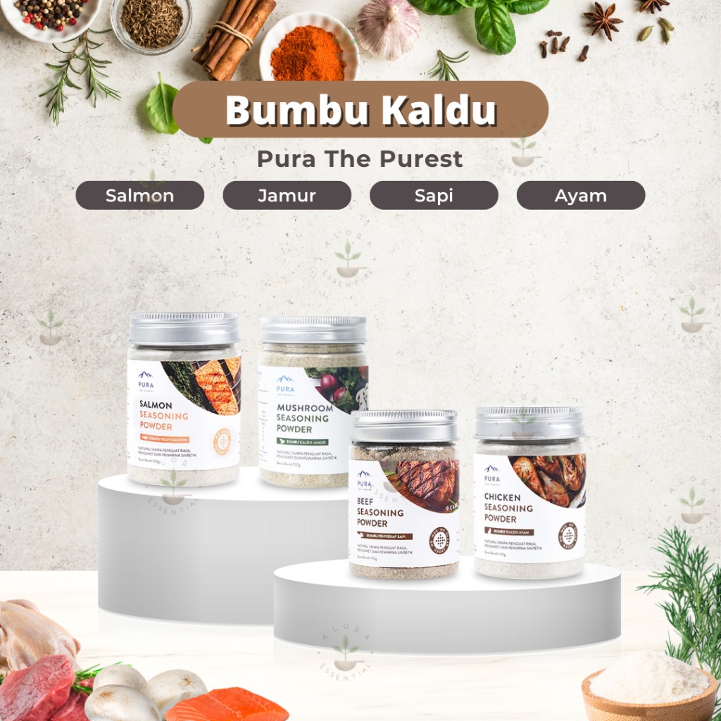 

Pura Seasoning With Himalayan Salt 100gr- Kaldu MPASI Pura Non MSG