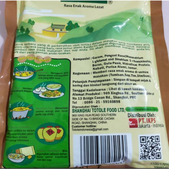

Totole Kaldu Jamur 400 gr Penyedap Non MSG Murah READY Gosend