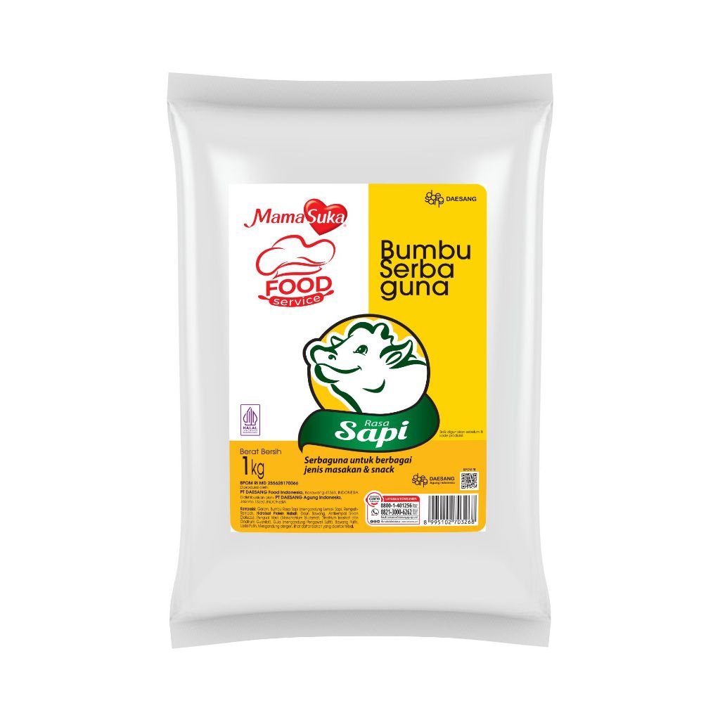 

MamaSuka - Bumbu Serbaguna Rasa Sapi 1 Kg