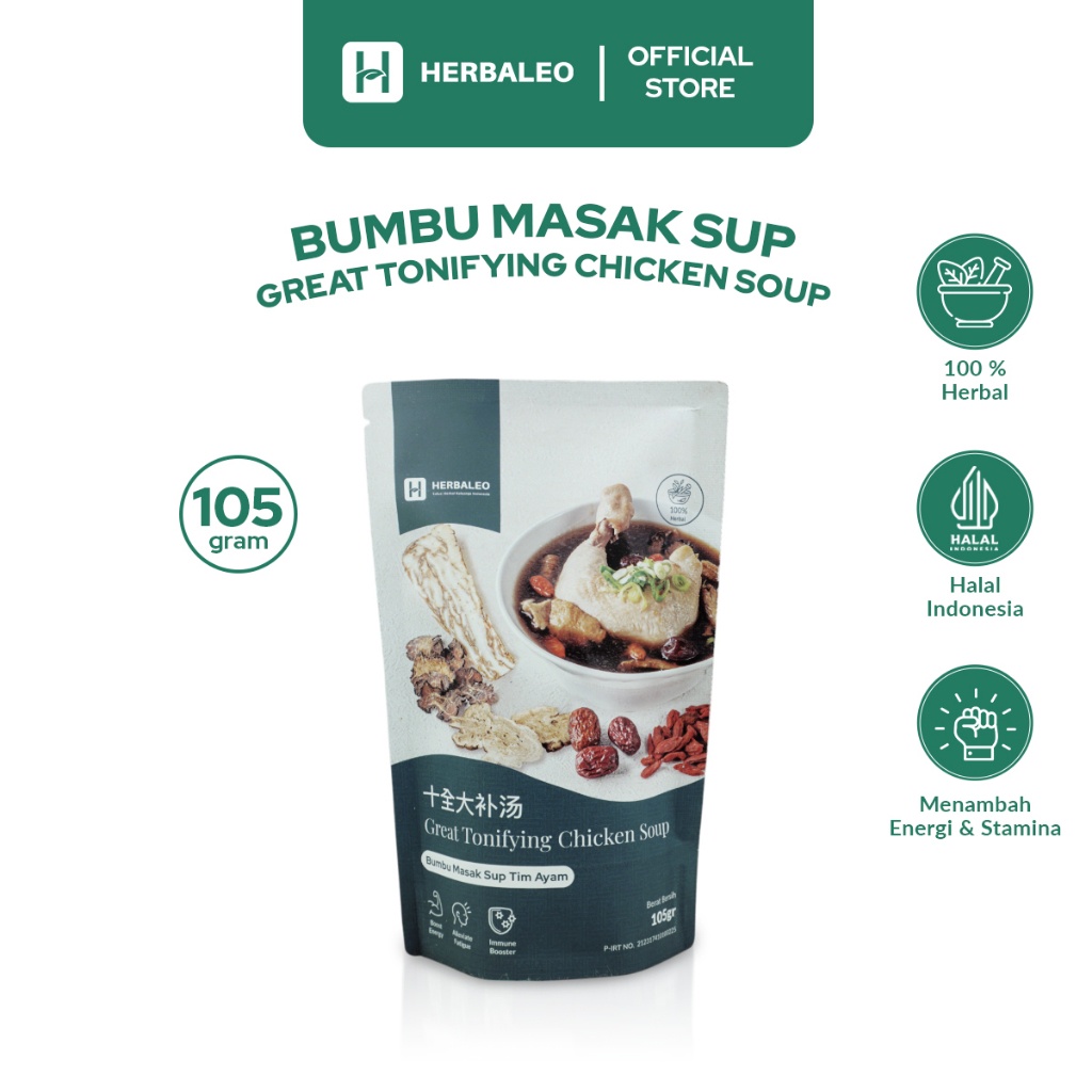 

Herbaleo Bumbu Masak Sup Tim Ayam 105 GR Great Tonifying Halal STA-001