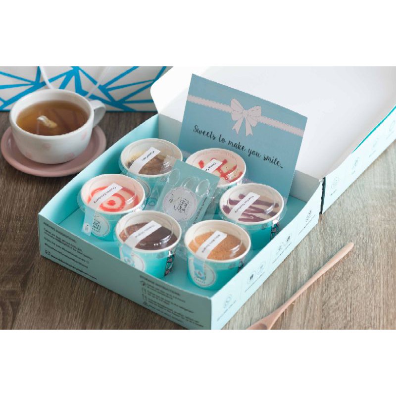 

Hampers Cake in a Cup (include Bag + Gift Card)