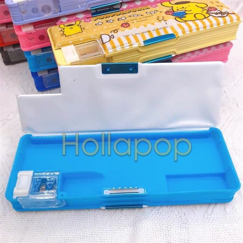 

Tempat pensil pencet My Melody Kuromi Cinamoroll Hello Kitty Pompompurin Twin Stars Hop
