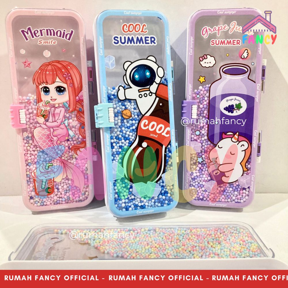 

Tempat Pensil / Kotak Pensil IMPORT XIAO LING JING + Mainan Gabus Manik Anak PREMIUM XLJ B 35286