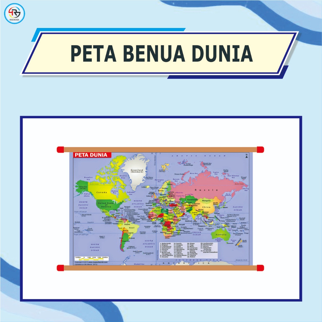 

Peta Indonesia (NKRI) 38 Provinsi + Bingkai Kayu Peta Dowel Kayu/Peta Gulung Edisi Terbaru