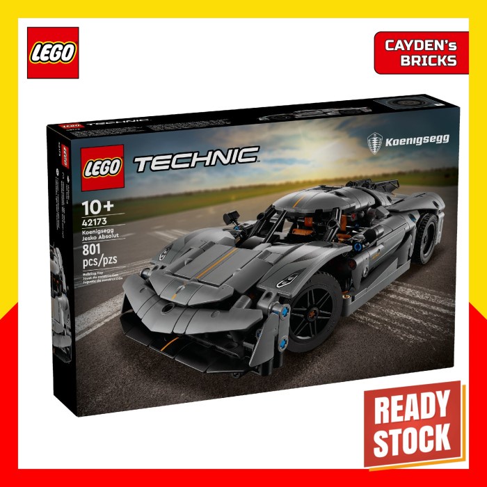 Lego 42173 Technic Koenigsegg Jesko Absolut Grey Hypercar