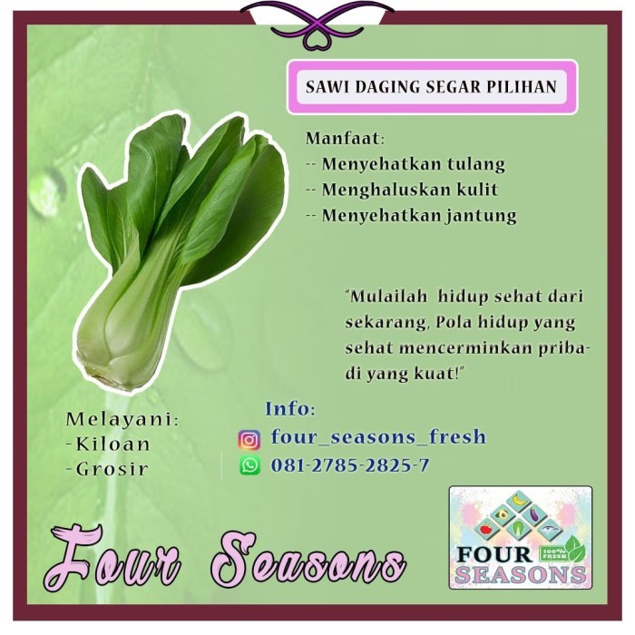 

(Good) SAYUR SAWI DAGING LOKAL SUPER PILIHAN