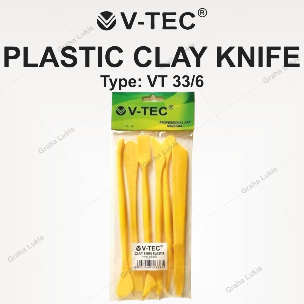 

V-TEC Clay Knife Plastik VT 33/6