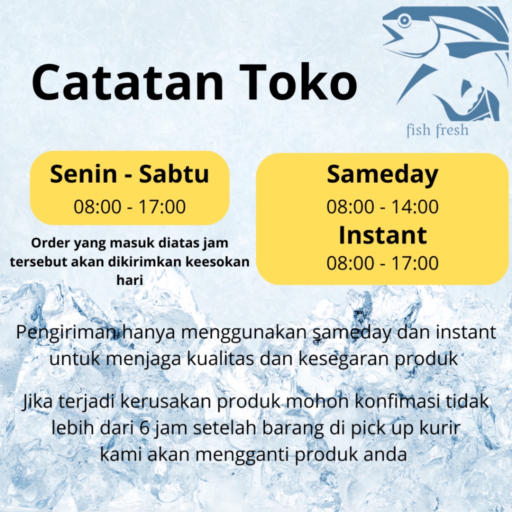 

IKAN SALEM FROZEN 1 KG SEGAR