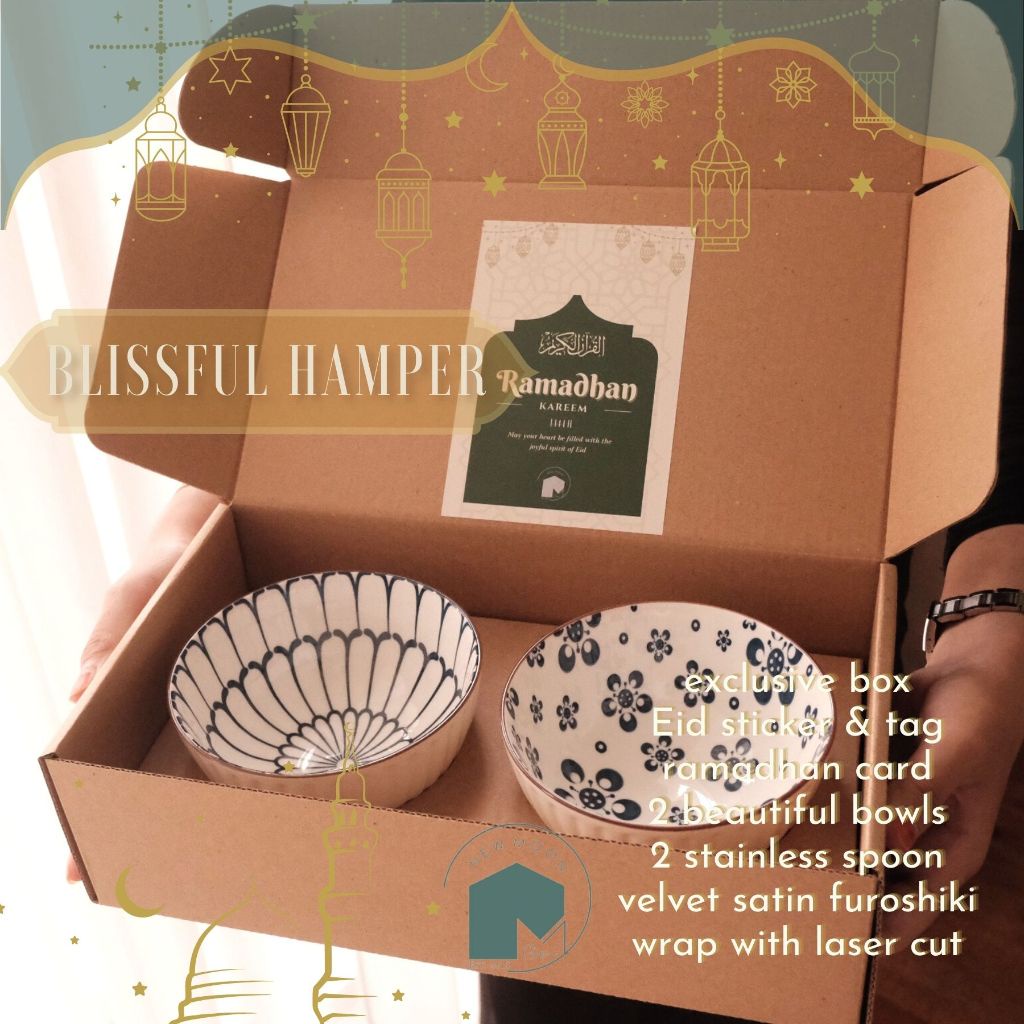 

HJ Paket hampers lebaran idul fitri parcel kado BLISSFUL ied parsel japanese alat makan peralatan