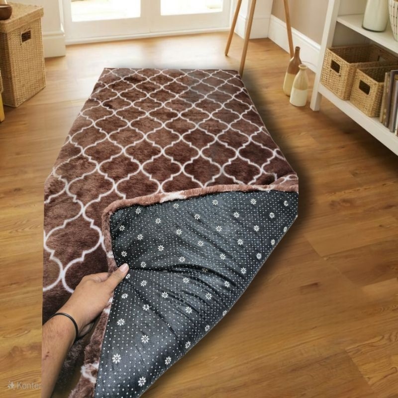 Bergaransi Kasur Karpet Mewah Bulu Tebal 5 Cm Halus Minimalis Cocok Anak Kost Anak Pondok Cod