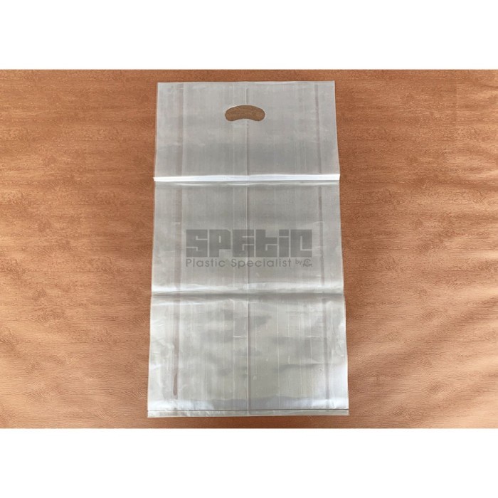 JTTOP 50 KANTONG KRESEK BENING PE TEBAL 30X55 GZ / PE PLONG BENING / PLASTIK