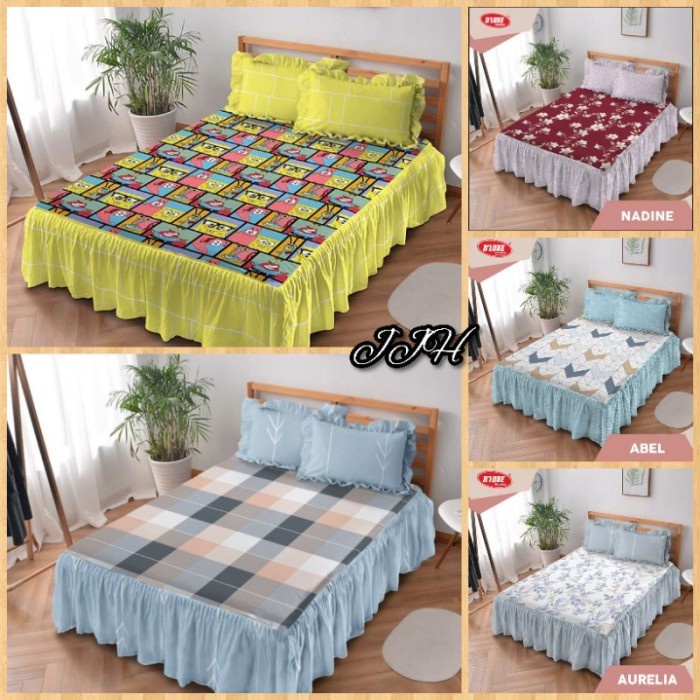 JTTOP SPREI RUMBAI KINTAKUN DELUXE 160X200