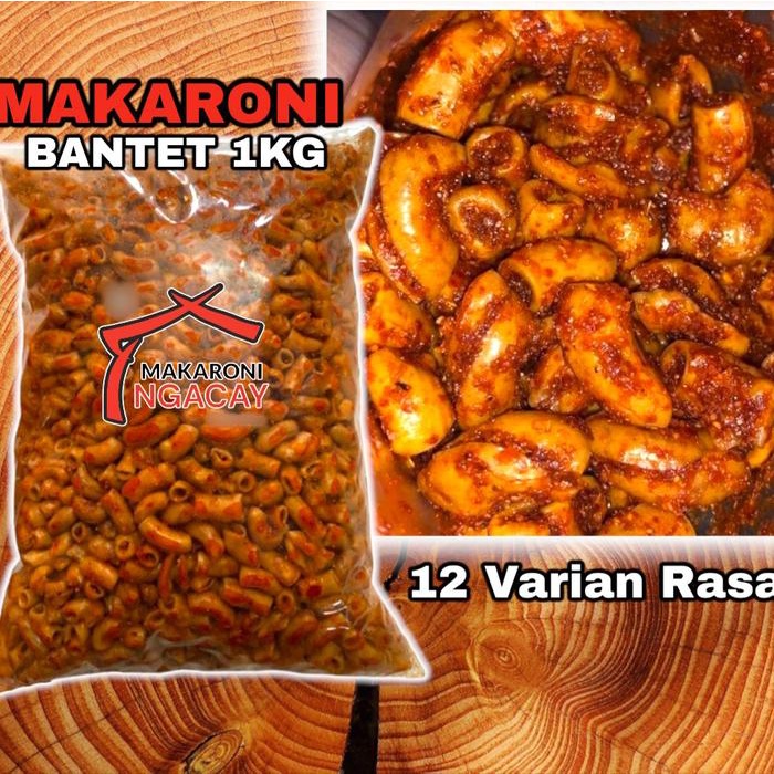 

Makaroni Bantet 1KG cemilan Snack Pedas
