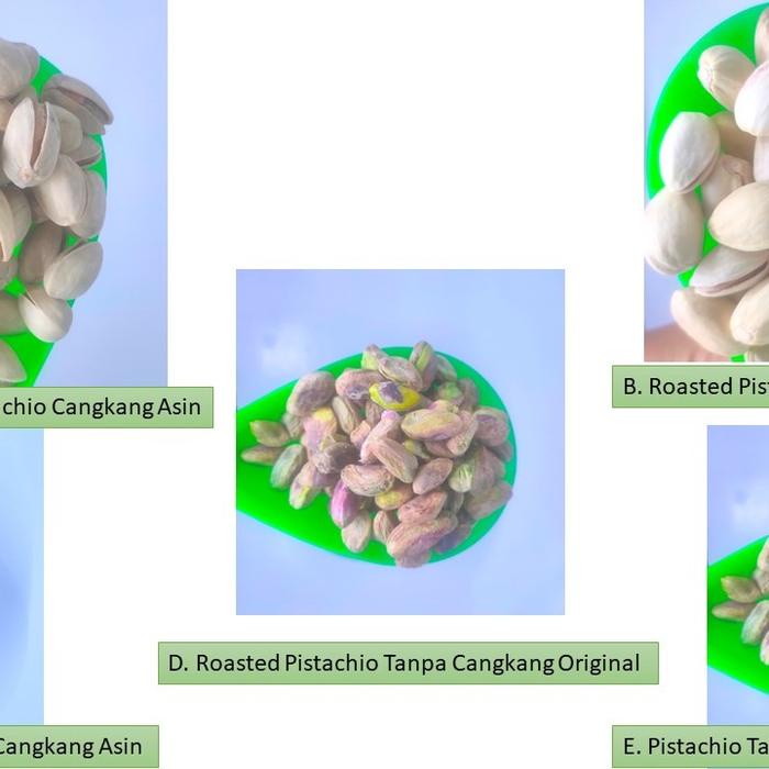 

100gr Kuartet Nabati Pistachio Nuts - Kacang Pistachio Varian Cangkang/ Tanpa Cangkang- Kacang