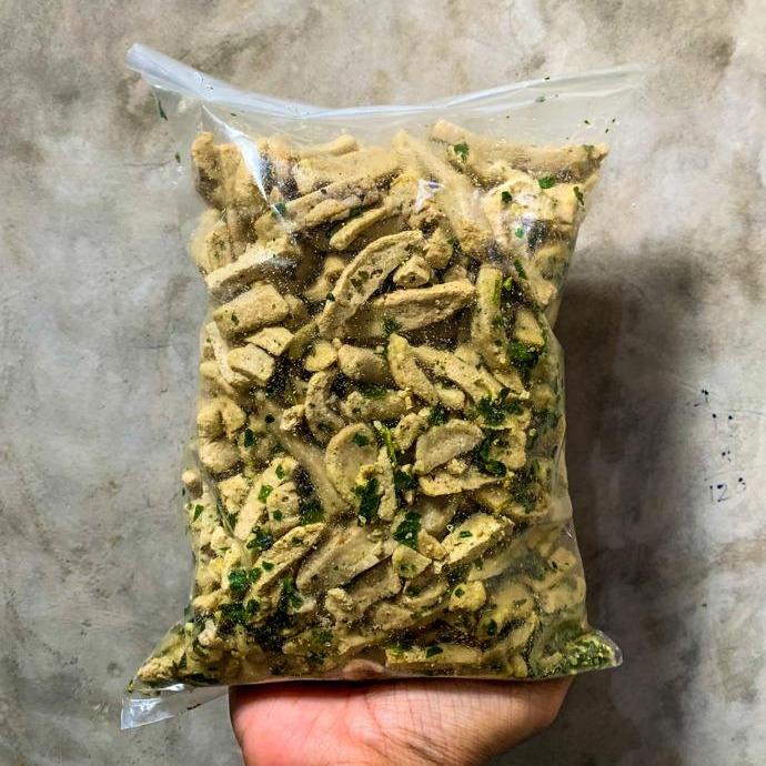 

1Kg - BASRENG Campur (Pedas 500gr & Original 500gr) / makanan Spices cemilan basreng