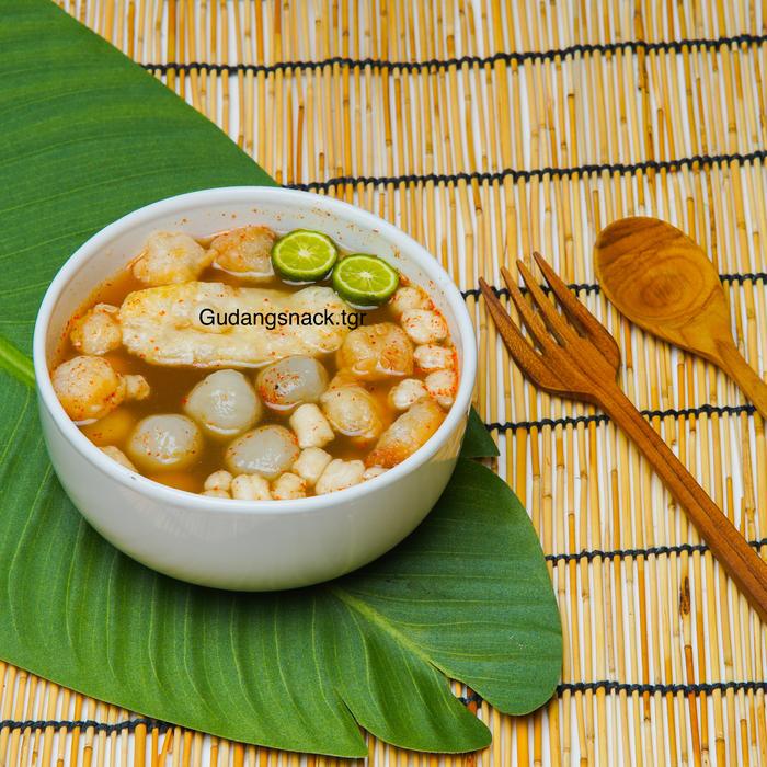 

EXCLUSIVE 10 Bungkus Baso Aci Ori Premium Komplit Kuah Kaldu GudangSnack Tgr Hotpot Food Pedas