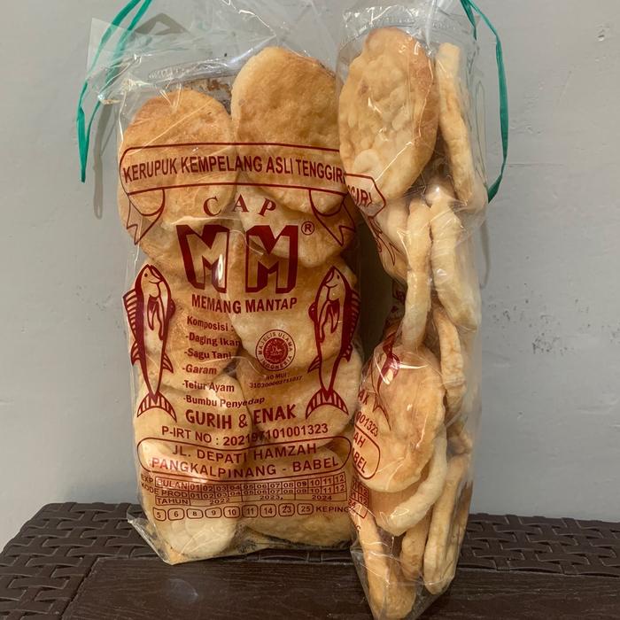 

Kerupuk Kemplang Panggang Cap MM Besar Asli Bangka Favorit Oleh Oleh
